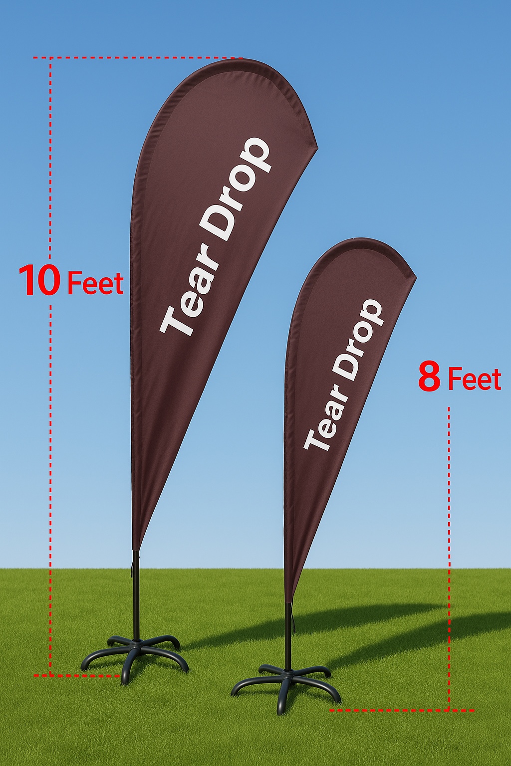 teardrop flag manufacturer in India